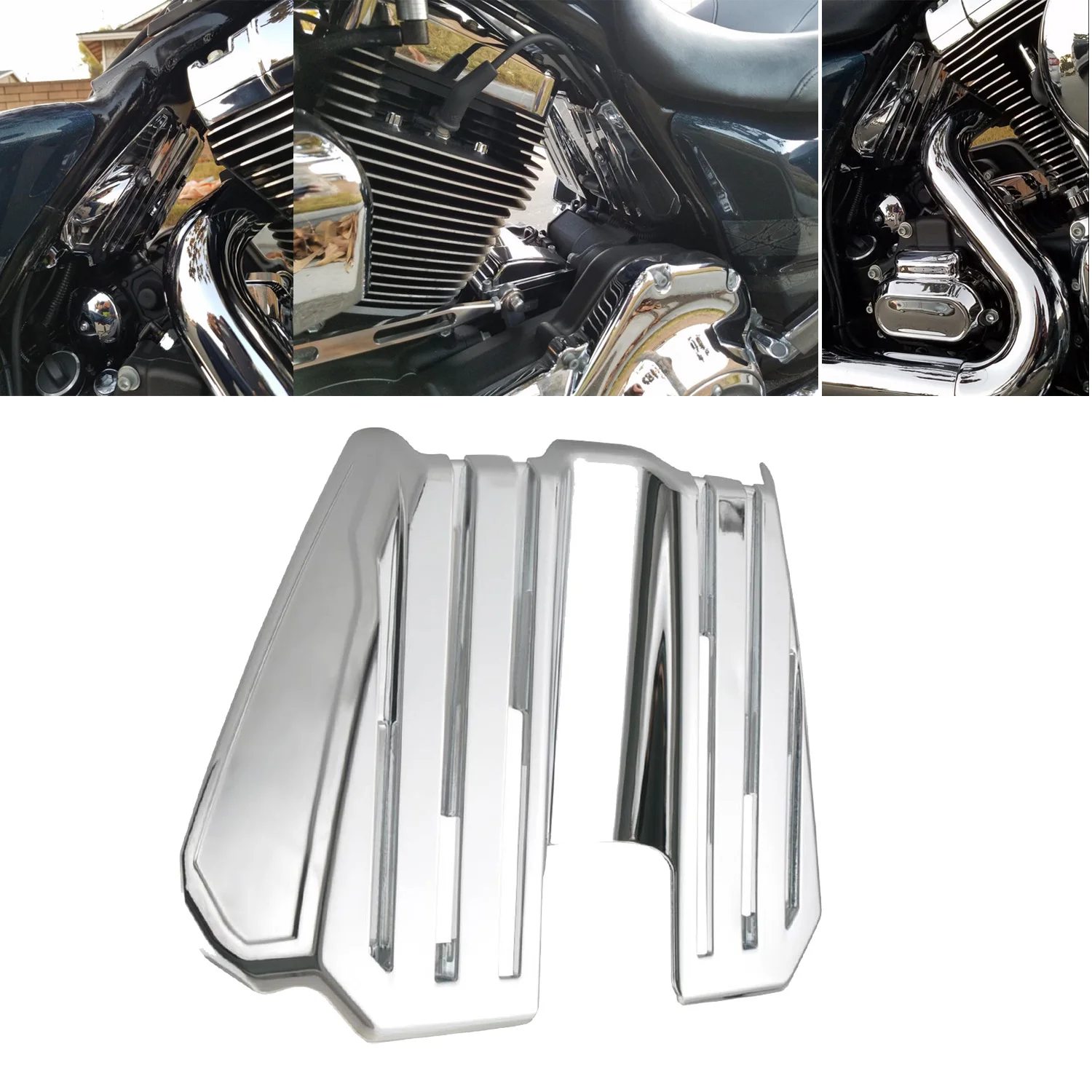

Хромированная Свеча зажигания для мотоцикла для Harley Touring Road King Electra Street Glide Road Glide FLH/T FLHT 2017-2019