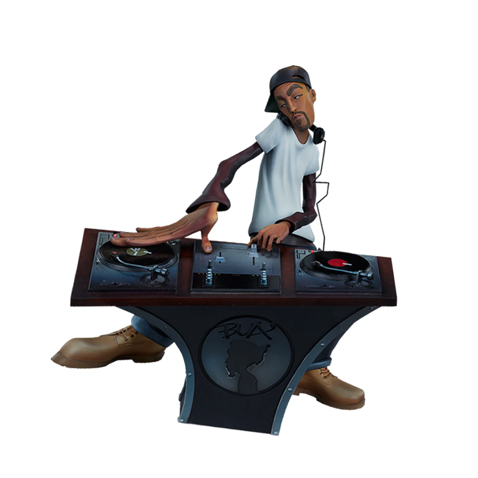 

New The Elements of HipHop Artist Statue DJ Break Dance Modeling Resin Desktop Statue Home Decoration Classic Rapper Sculpture