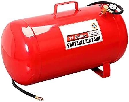 

Портативный горизонтальный Воздушный бак с 50-дюймовым шлангом емкостью 11 галлонов, красная защитная сетка для цепи велосипеда