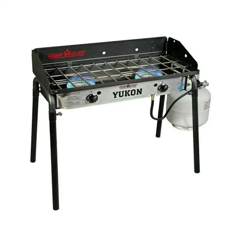 

Yukon Double Dual Burner Camping Travel Outdoor Stove - YK60LW