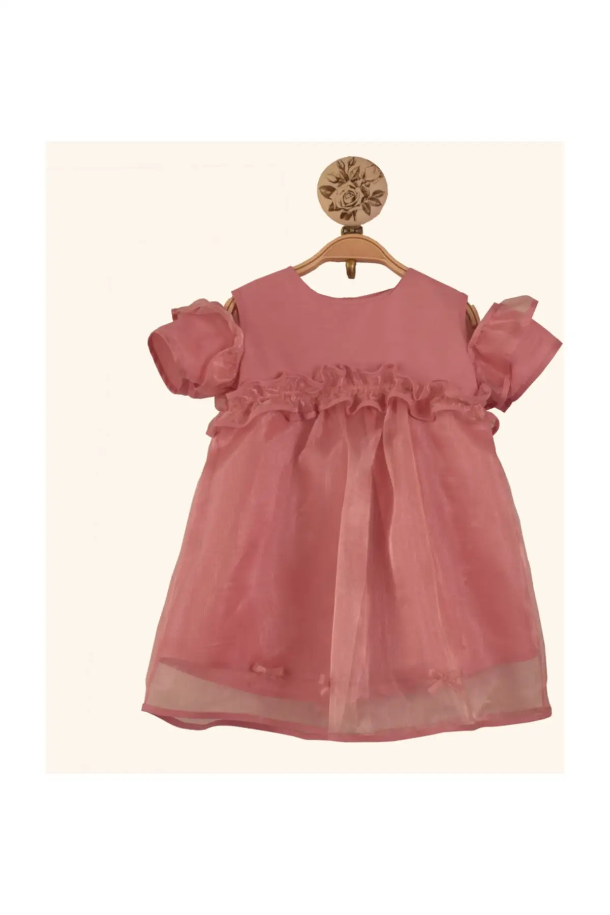 Gauze Pink Dress Clothing