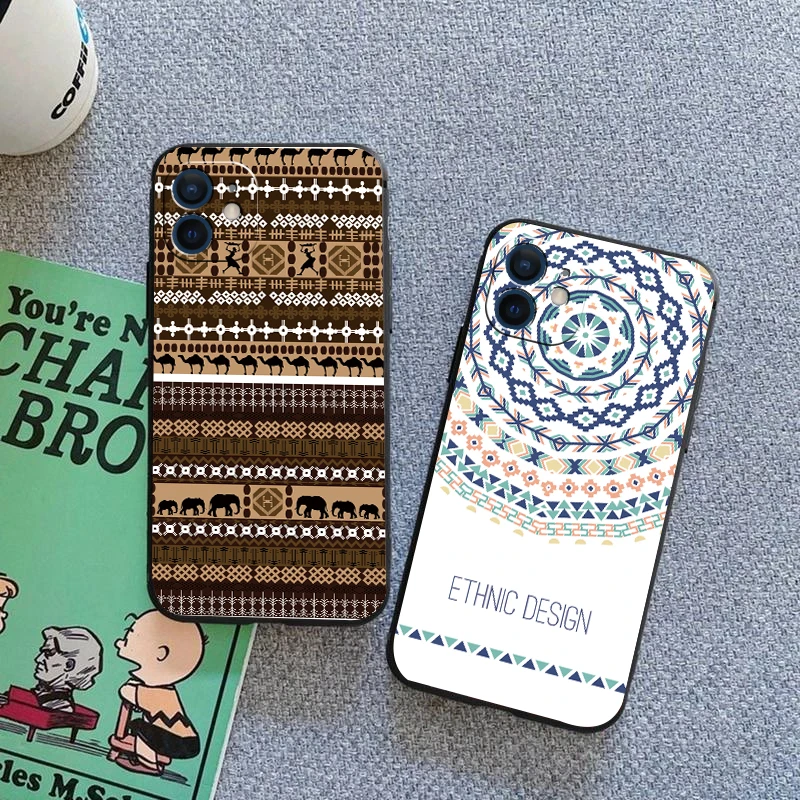 

Vintage pattern phone Case For IPhone 13 12 11 Pro Max Mini SE XR X XS Max 8Plus 7plus 6 soft6S New Shell phone Case