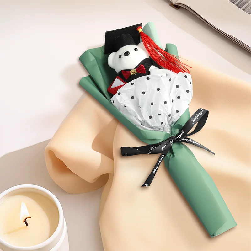 Милый Медведь Украшение Для Подарка На Выпускной Мультяшная Плюшевая Игрушка В