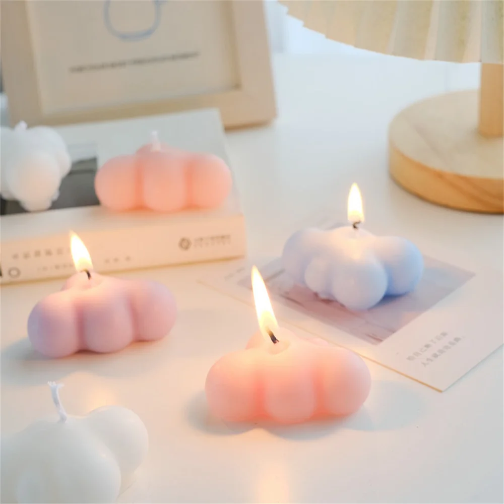 Силиконовая форма в форме облака сделай сам милая Ароматизированная свеча