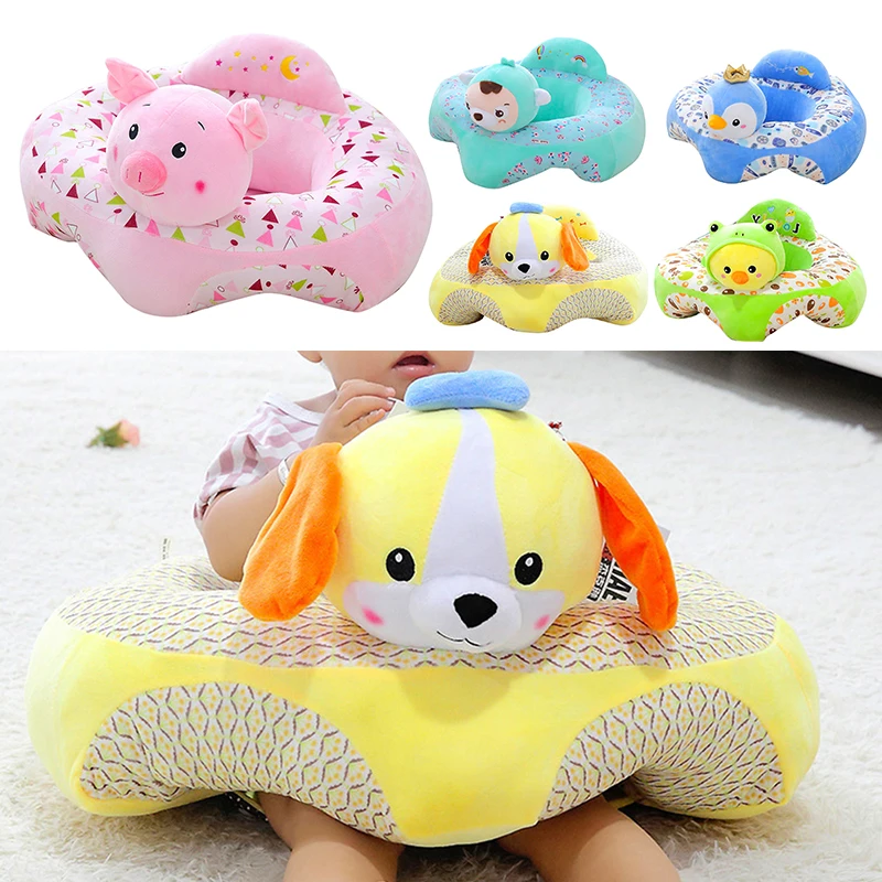 

Cartoon Learning To Sit Seat Washable No Filler Baby Sitting Chair Breathable Feeding Chair Cases Antiskid for Toddlers Supplies