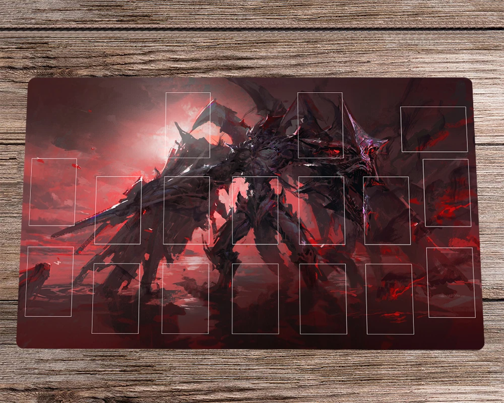 Игровой коврик YuGiOh Destiny HERO-плазменный игровой TCG для торговых карт OCG настольная