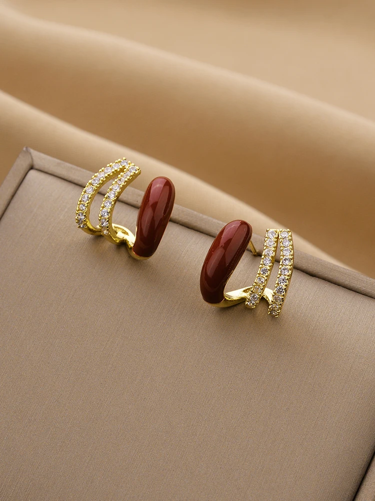 Романтический сезон ~ европейские и американские дизайнерские серьги National Sle 2024