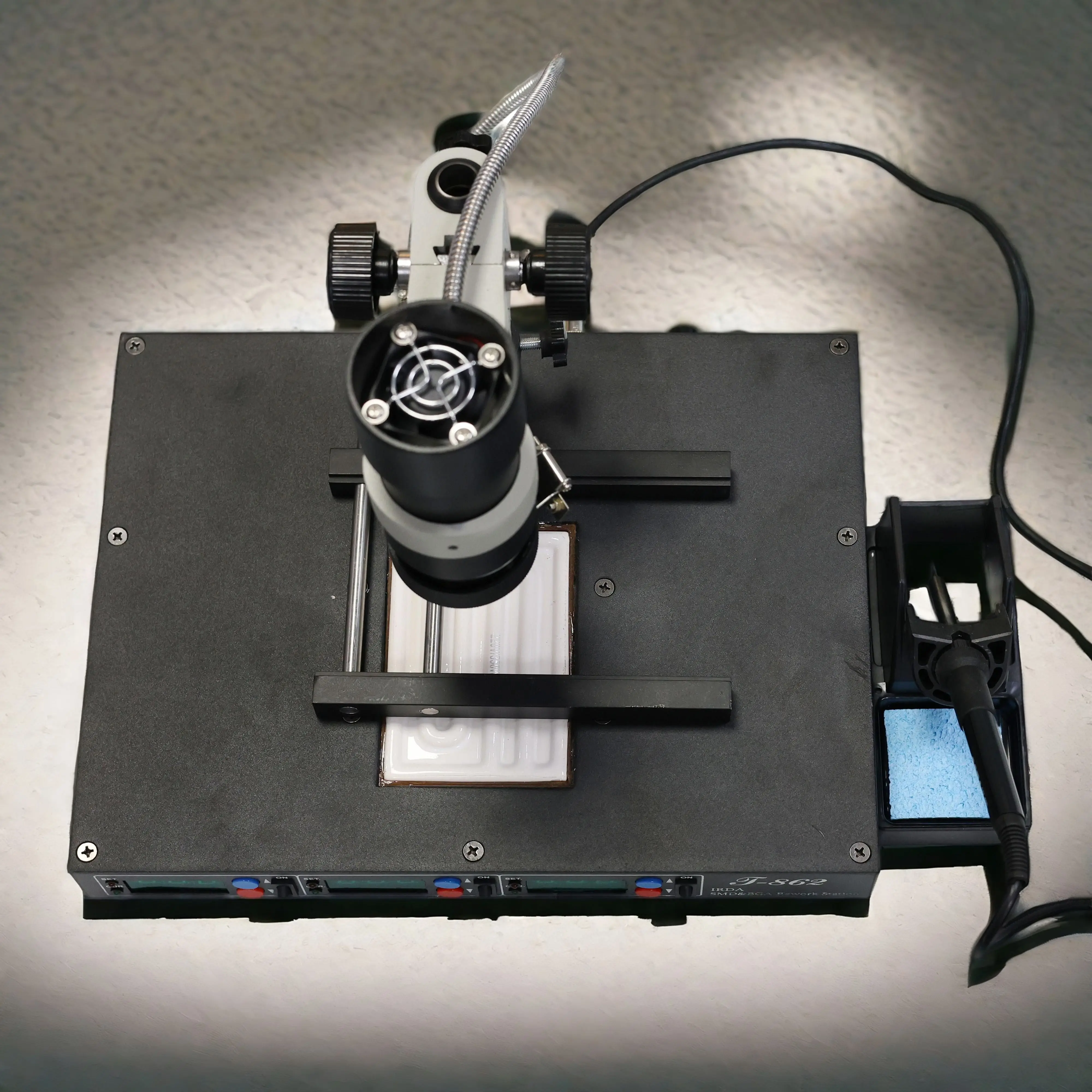 PUHUI T-862 T862 IRDA Инфракрасная паяльная машина BGA станция для распайки SMD SMT