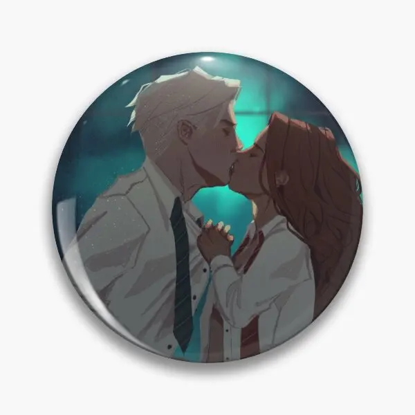 

Tryst Soft Button Pin Lover Hat Brooch Lapel Pin Fashion Funny Clothes Jewelry Metal Cartoon Collar Badge Decor Creative Cute