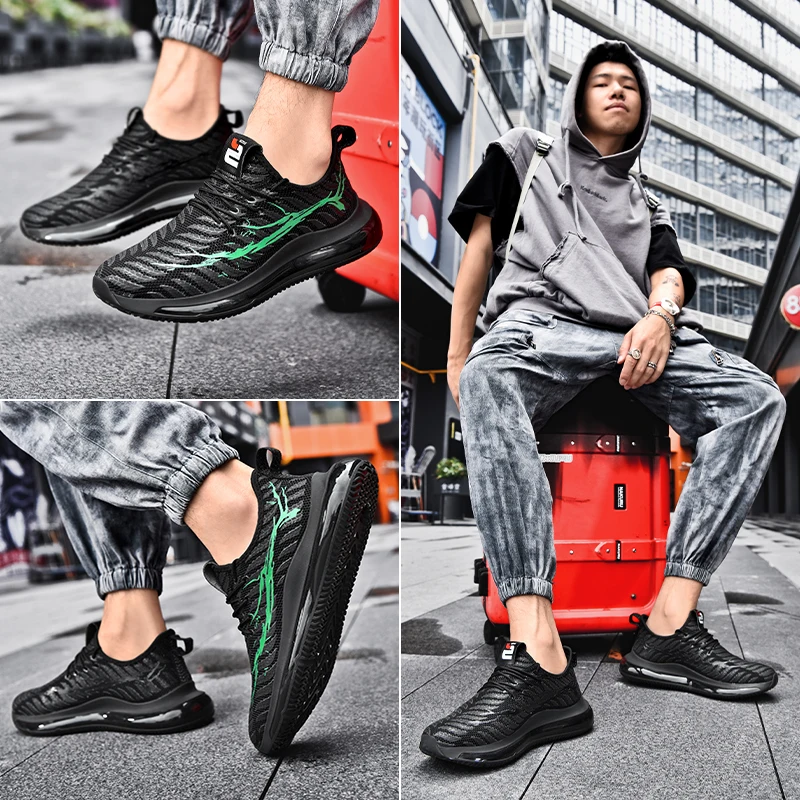 Кроссовки мужские дышащие легсветильник 39-47 размера | Обувь