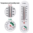 Комнатный термометр-гигрометр, домашняя метеостанция, настенный датчик температуры, цифровой измеритель температуры и влажности для теплицы