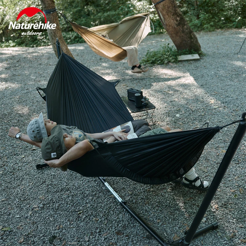 Гамак Naturehike ультралегкий Нейлоновый подвесная койка для сна против комаров