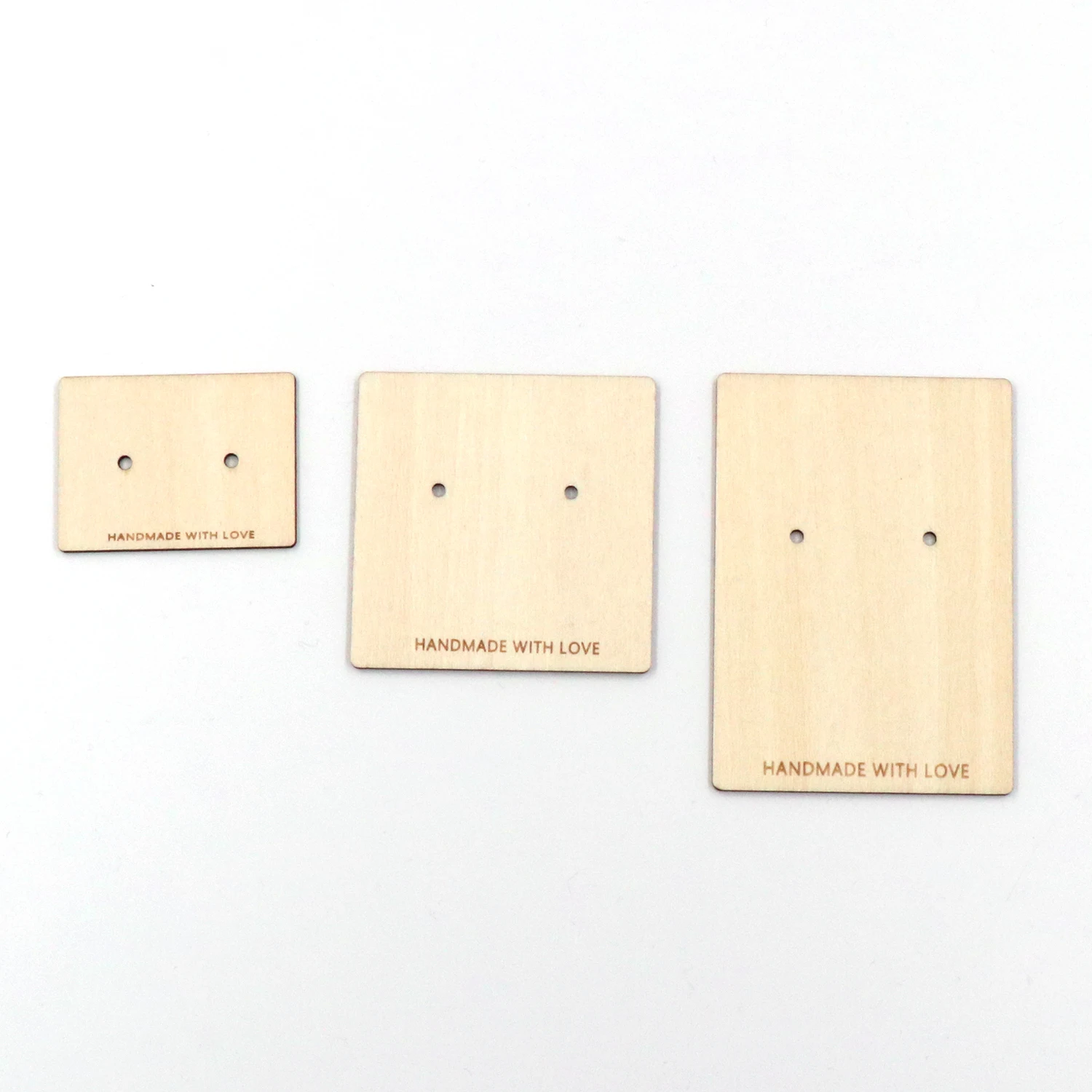 

set of 20-40/50mm Hot sale CN Plywood Earring Cards