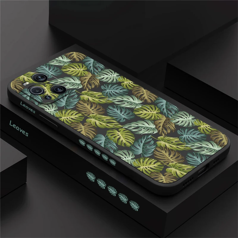 Новый Модный чехол для телефона с рисунком листьев OPPO F11 Pro F7 F9 F19S F15 F17 F21