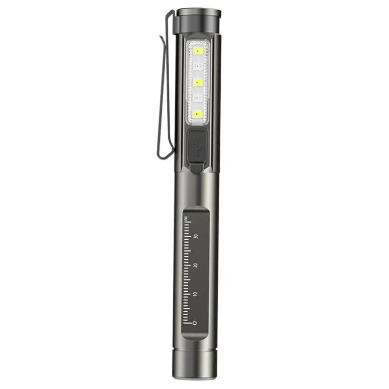 

Flashlight Living Grade Waterproofing Portable Metal Clip Intelligent Battery Display Screen Type-c Fast Charging Pen Lamp