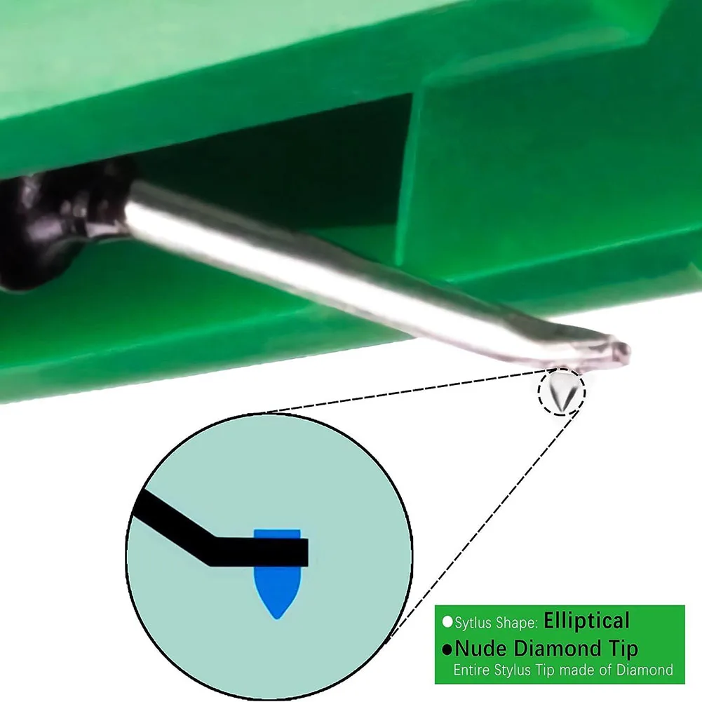 Сменная игла премиум-класса AT95E с овальным наконечником стилуса для ATN95E AT93 AT3400