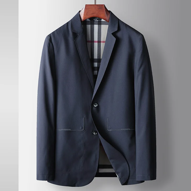 8011-T-Men's Autumn Suit Double Button Business Suit Customized Slim Fit Professional Suit Autumn Suit Customized Suit