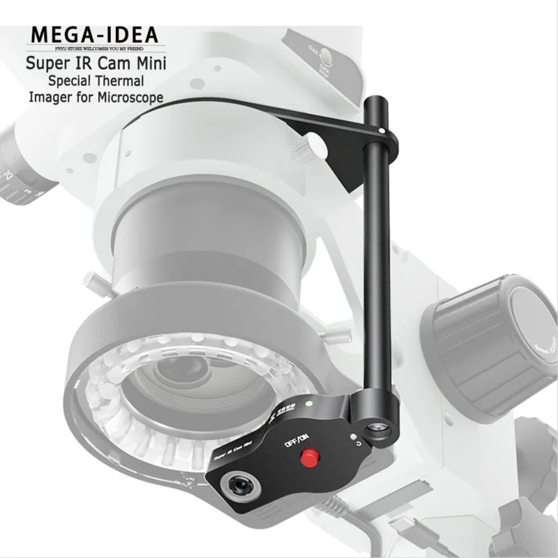 

QIANLI MEGA-IDEA Thermal Imager for Microscope Super IR Cam Mini for Phone Temperature Short Circuit Quick Check Adjustable Len