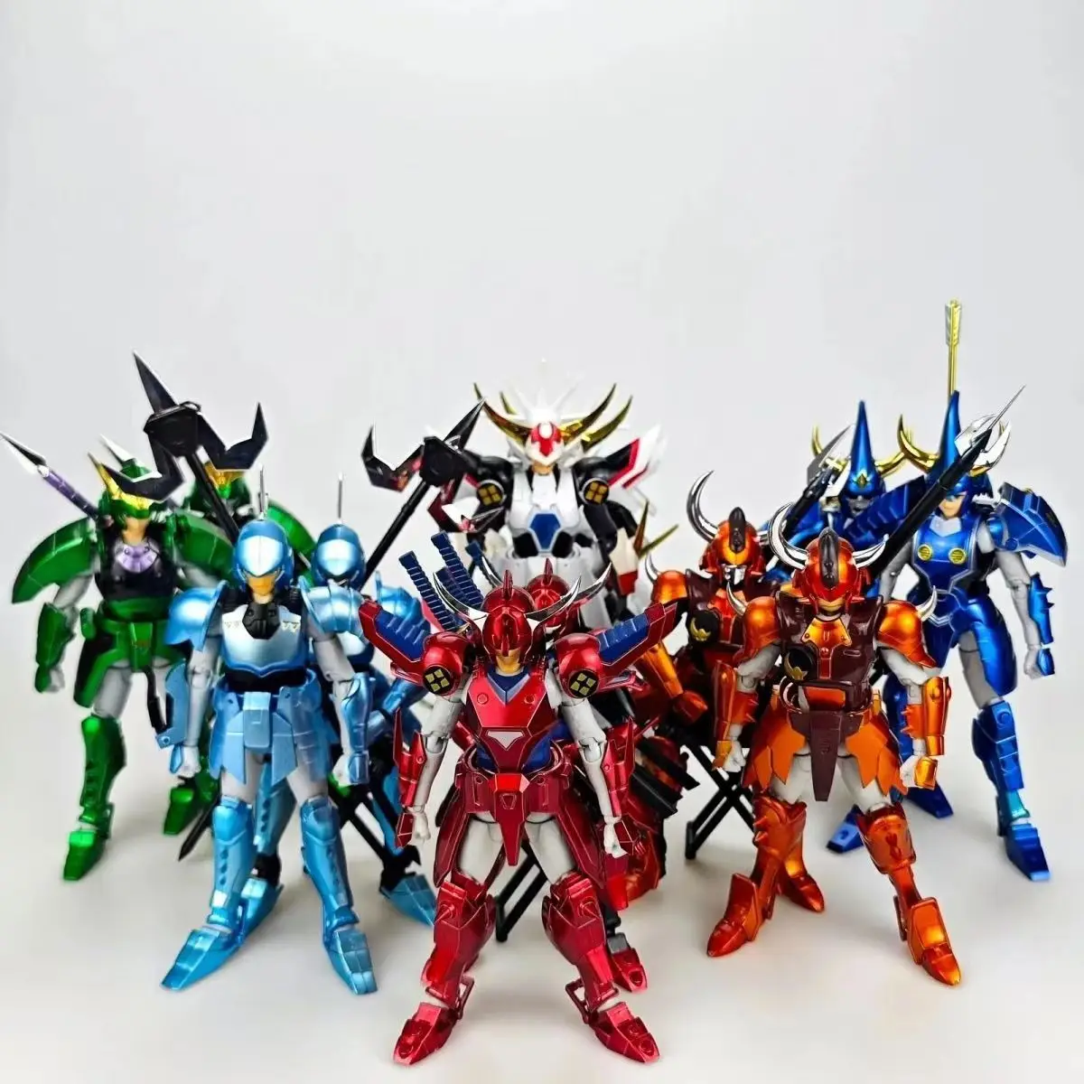 Фото Фигурки Koo Yoroiden Samurai Troopers Ronin Warriors Kikoutei Rekka: Рё Санада, Хашиба Тоума, Сэйджи Датэ, Кэнто — игрушки-подарки №2