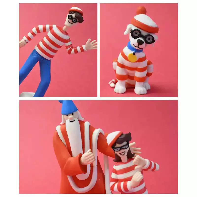 Фото TAKARA TOMY ARTS Where is the Wally, экшн-фигурки, игрушки Wally Wenda Woof, аниме-фигурки, подарки для детей №4