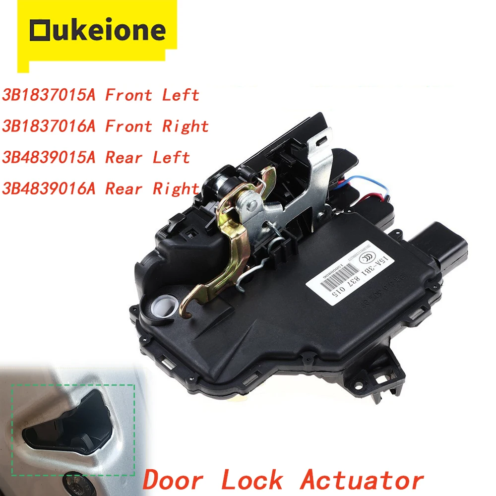 

For Passat B5 Golf MK4 Front Rear Left Right Door Lock Latch Actuators 3B1837015A 3B1837016A 3B4839015A 3B4839016A