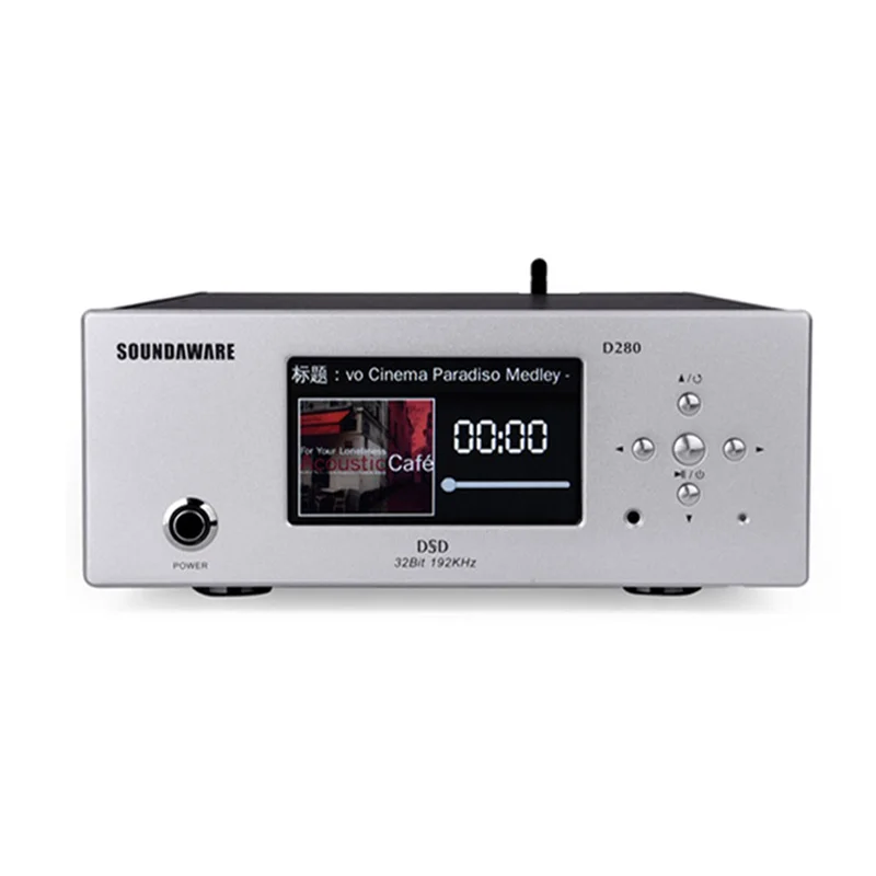 Настольный цифровой проигрыватель soundшишифт D280, цифровой проигрыватель HIFI с поддержкой Bluetooth, Airplay, Интернета