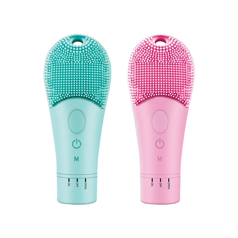 

Electric Facial Cleanser Silicone Cleansing Brush Face Pore Deep Blackhead Washing Makeup Remover Foaming Brush Sonic Massager