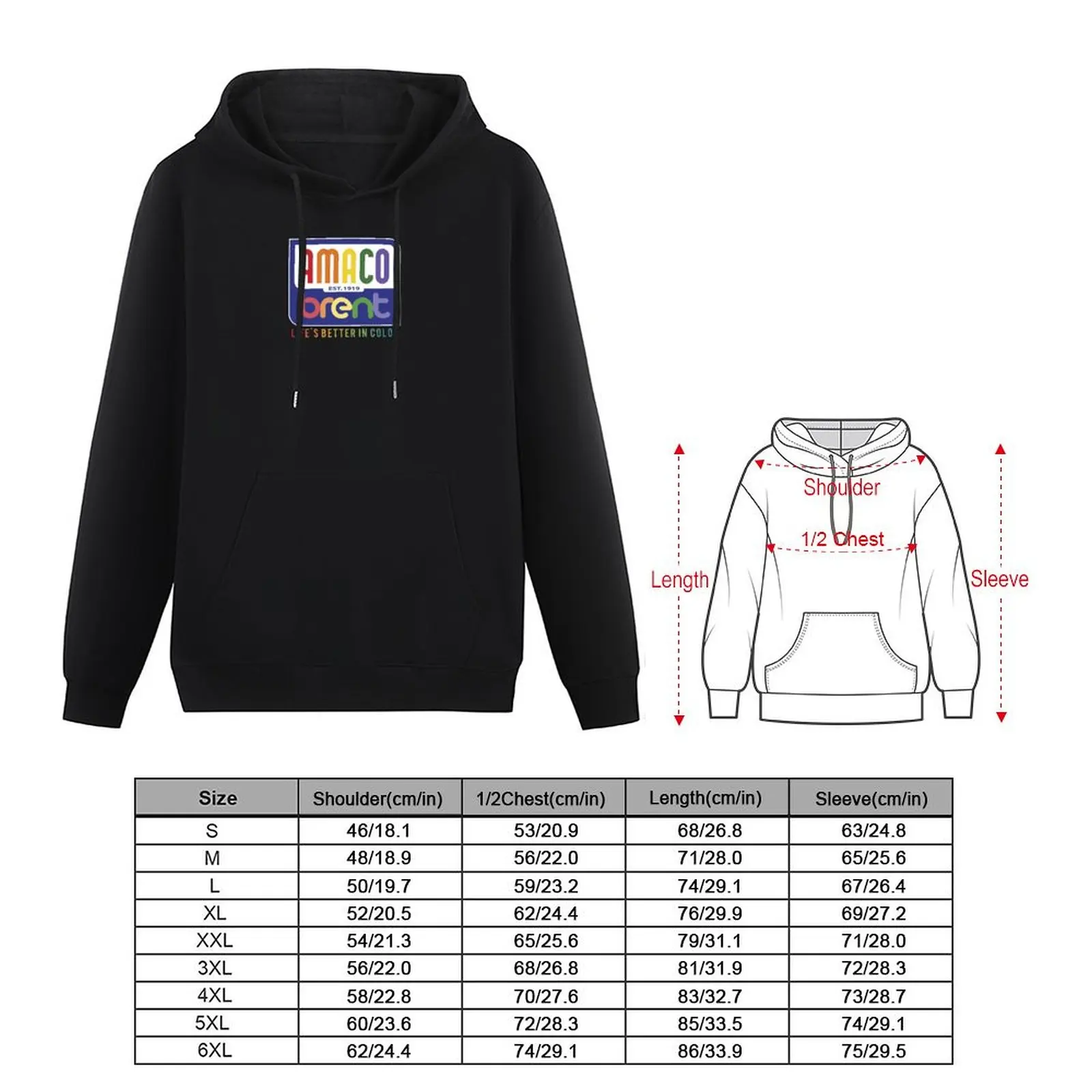 AMACO Brent Life's Better in Color пуловер с капюшоном осенняя одежда мужская толстовка