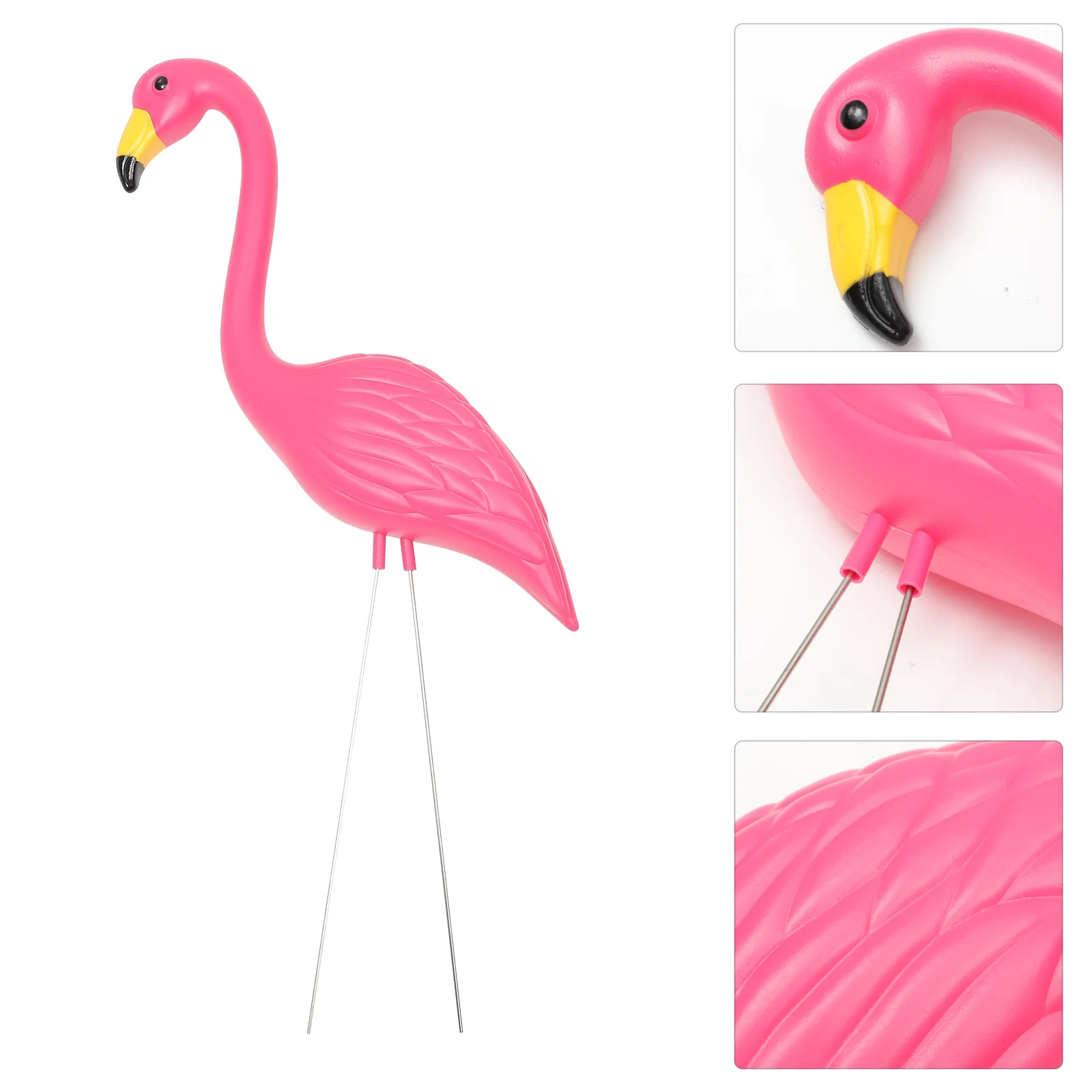 

Simulated Flamingo Creative Handicrafts Figurine Home Plastic Decoration Resin Ornament