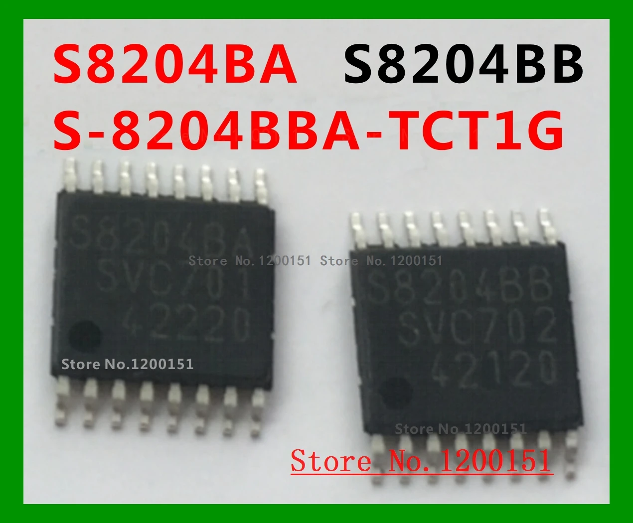 Встроенная функция защиты зарядки литий-ионных аккумуляторов S8204BA S8204BB