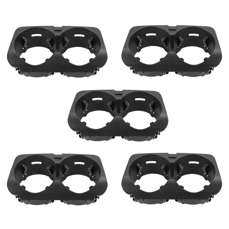 

5X Car Front Center Console Water Cup Holder Insert Frame for Mercedes-Benz C-Class W205 E-W213 KZS-W253 V-W447