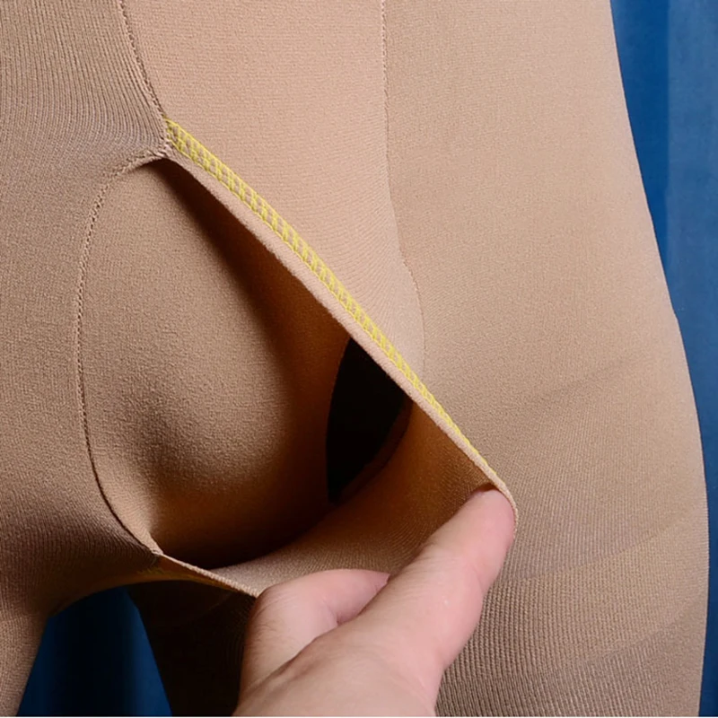 Men's Bottoming Socks Velvet Mens Warm Autumn Pants Vertical Opening Stockings Threshold Pantyhose Tights Male Clothing Leggings