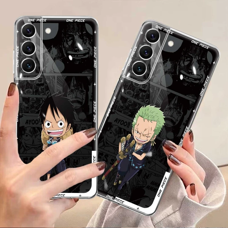 

For Samsung Galaxy S21 Plus S22 Ultra 5G S20 FE S23 S22Ultra S23Ultra S20FE S21FE Case One Piece Anime Luffy Capinha