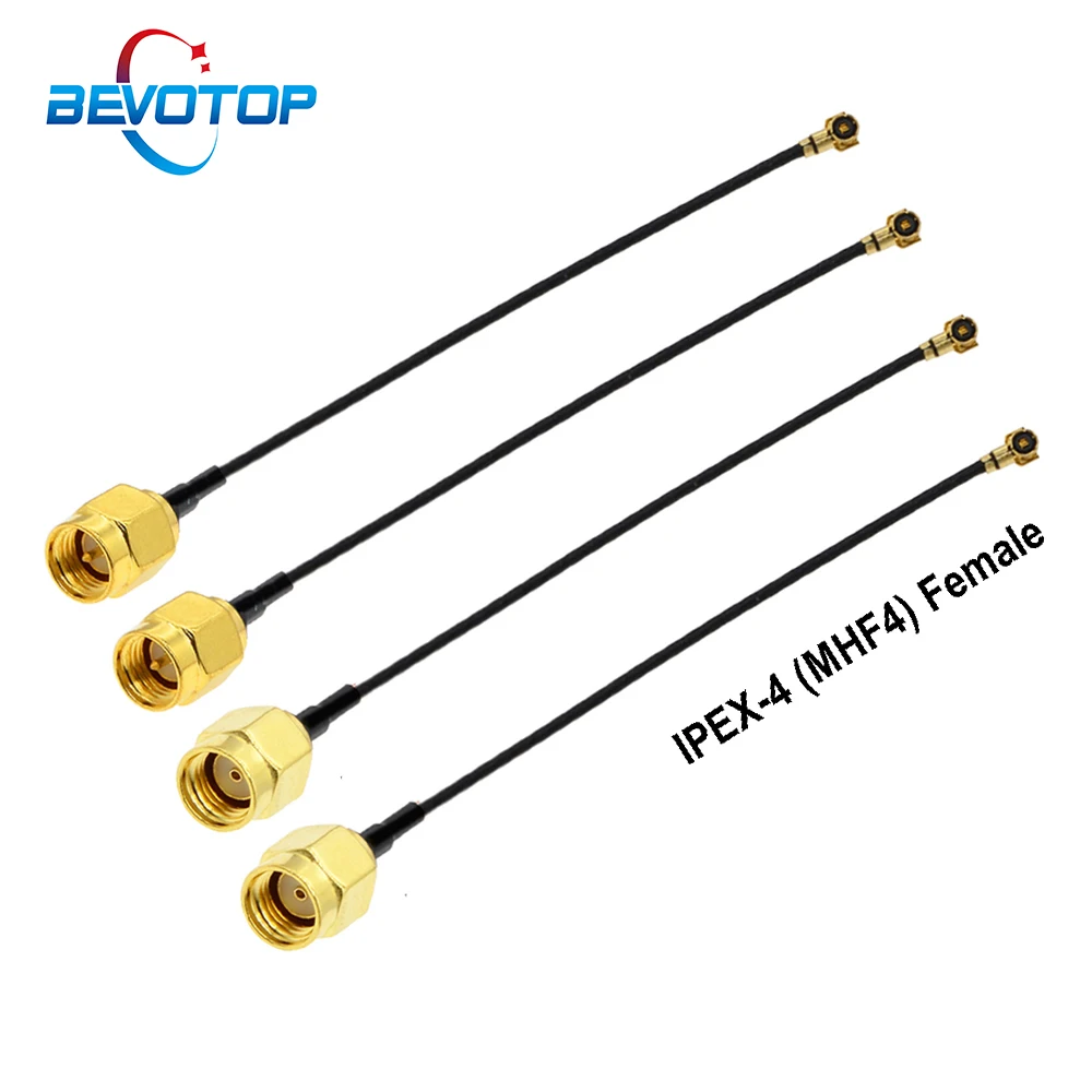 1 шт./лот IPX MHF4 кабель-4 мама к RP-SMA/SMA папа WIFI антенна косичка перемычка RG0.81MM