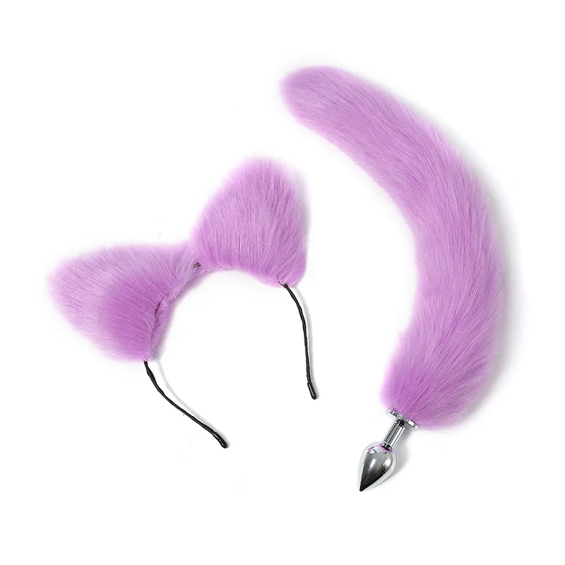VaHppy 2 шт./лот ролевые игры маленькие лисы резинки для волос + плюшевая Анальная