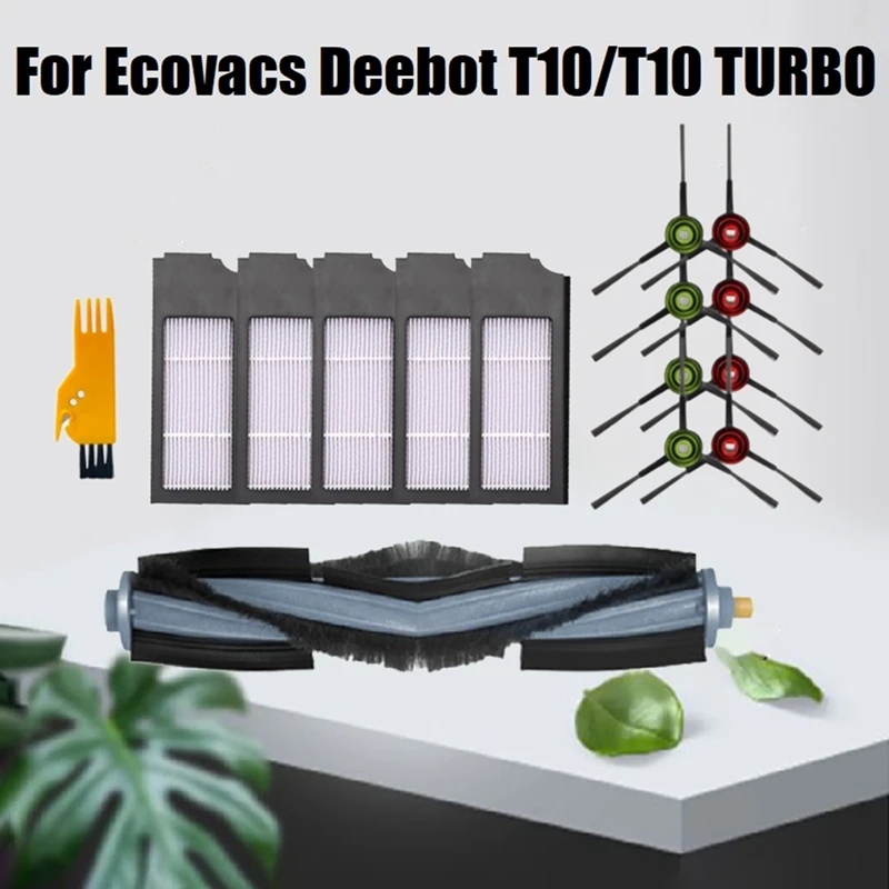 

Комплект аксессуаров для робота-пылесоса Ecovacs Deebot T10/T10, моющийся фильтр НЕРА, 15 шт.