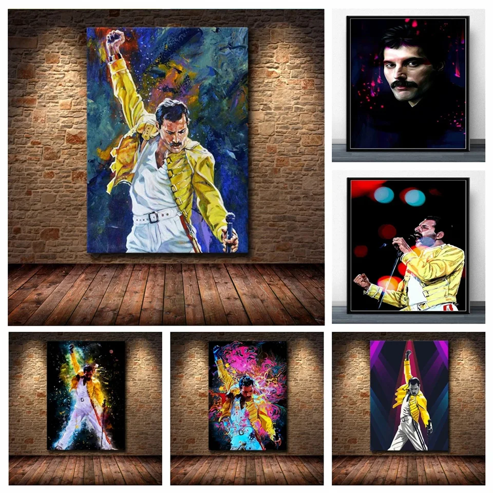 

Freddie Mercury Rock Music Diy Diamond Painting Mosaic Diamond Embroidery Queen Singer Full Square/Round Cross Stitch Home Decor