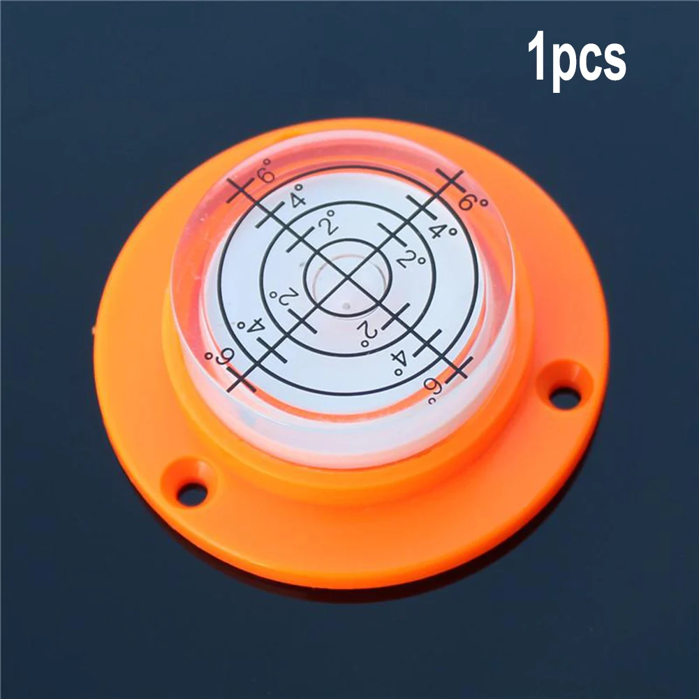 

50 Mm Acrylic Round Horizontal Bubble Level 60 °Measurement Accuracy Hand Tools Wholesale Mini Round Leveller Bullseye