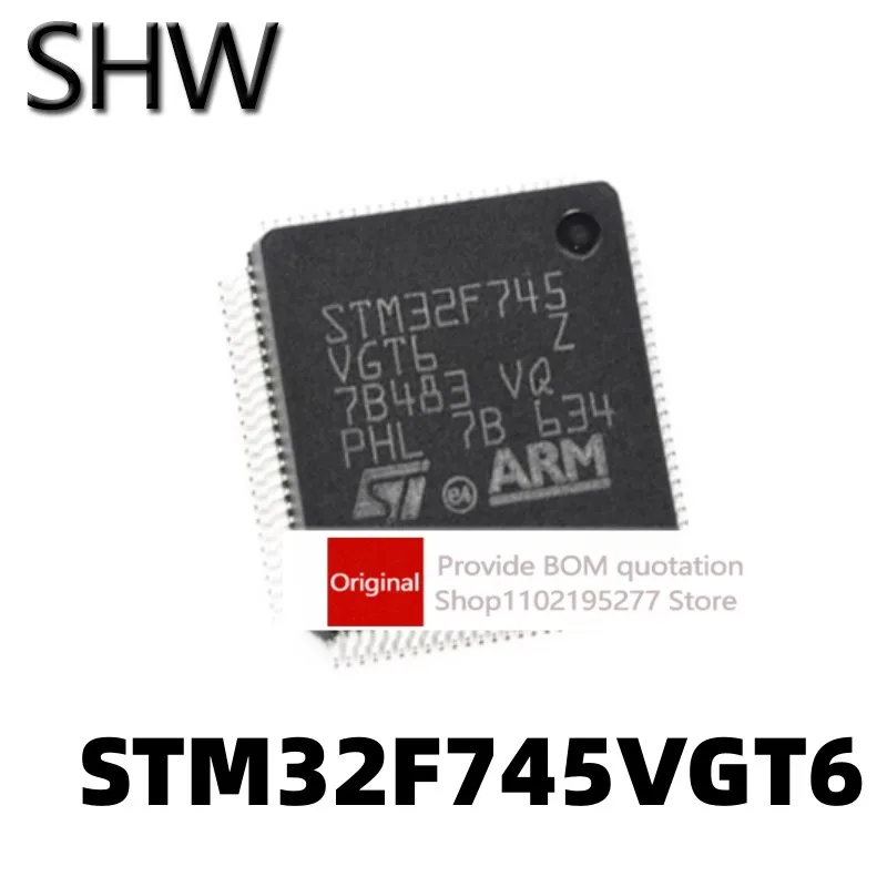 

Микроконтроллер STM32F745VGT6 LQFP100 в упаковке, 1 шт.