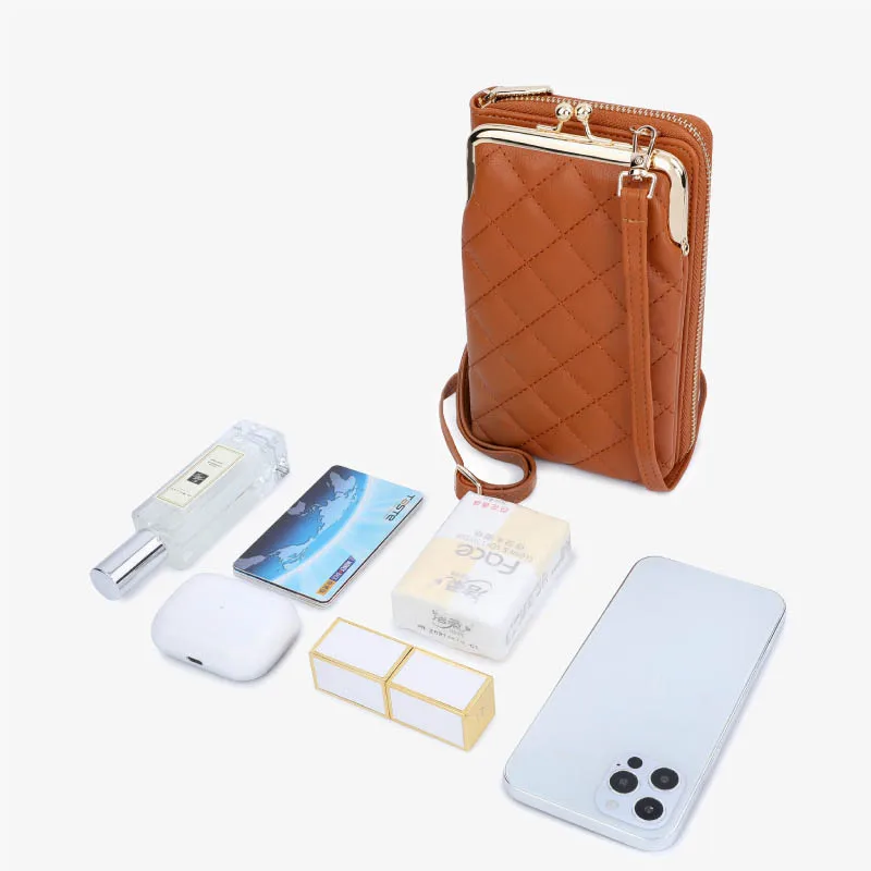 New Trend Fashion Mini Shoulder Bag Women Luxury Bag Designer Crossbody Pouch Solid Color Phone Pouch Purse Girl Clutche Bags