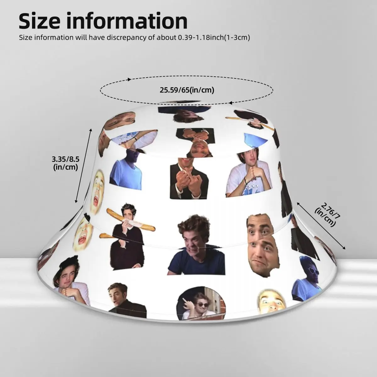 Obert Глянцевая наклейка для мема светоотражающая женская панама головной убор