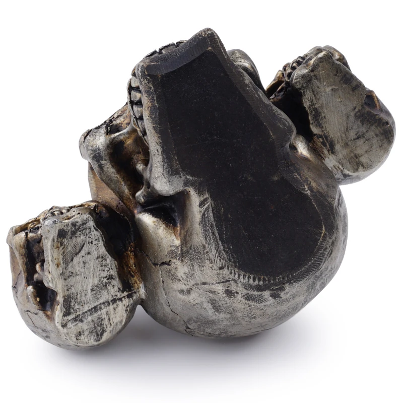 Полимерный медицинский подсвечник BUF с изображением черепа для Хэллоуина обеда