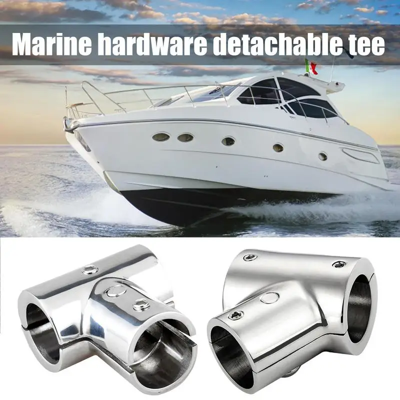 

Marine Hardware For Boats Stainless Sl Marine Handrail Fittings 60/ 90 Degrees Yacht Canoe Hand Railing Connector Tube/ Pipe