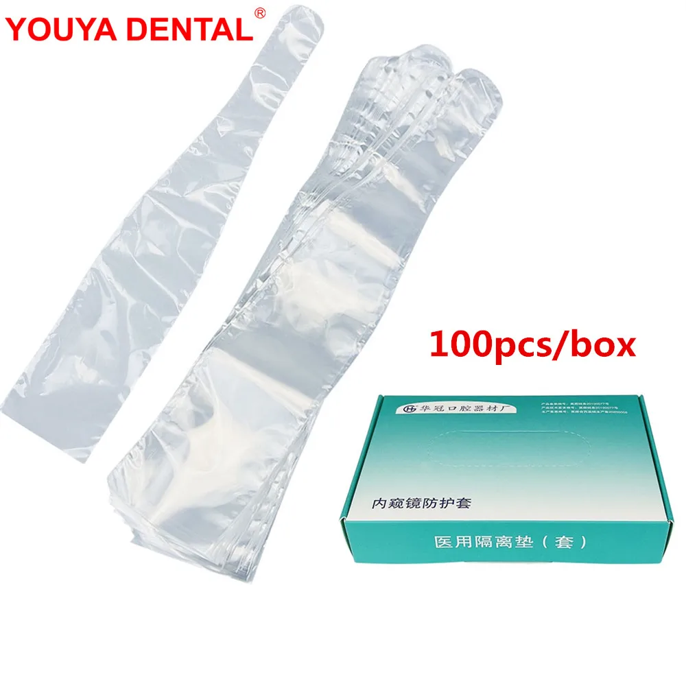 100pcs Intraoral Dental Camera Cover Disposable Intraoral Camera Sheath For Dentistry Lab Endoscope Film Handle Protect Sleeve