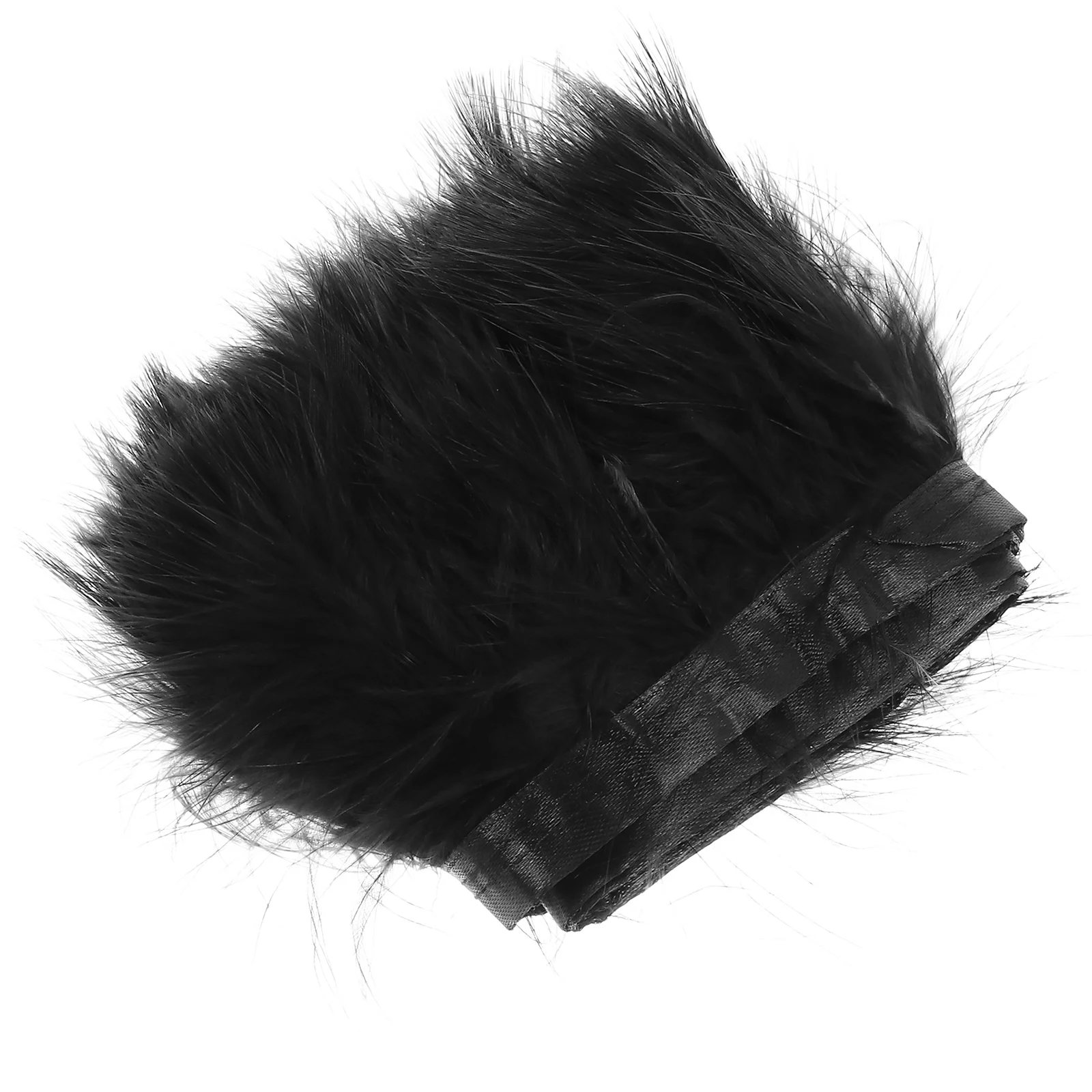 

Trim Fringe Plush Sewing Turkey Fluffy Diy Black Soft Clothes Decoration Crafts Rooster Skirt Strips Accessory White Clothing
