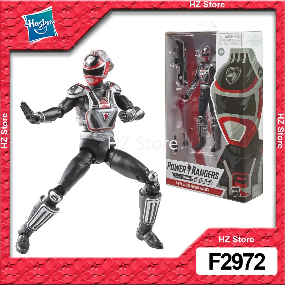 

Hasbro Power Rangers Lightning Collection S.P.D. A-Squad Red Ranger 6-inch Action Figure for Birthday Gift F2972