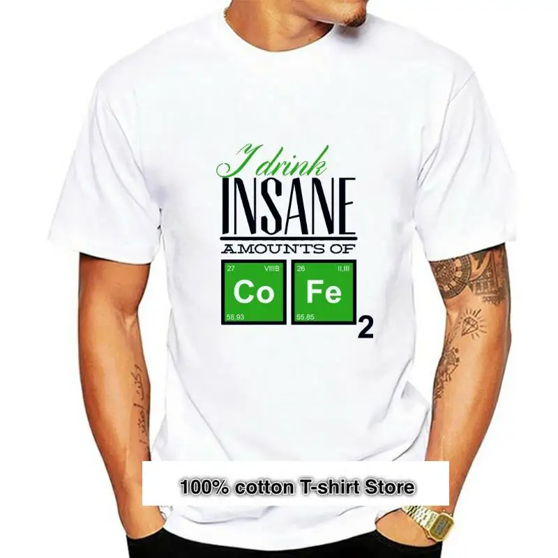 

Camiseta Unisex con estampado "I drink insane montures coffee", nueva moda hipster tumblr, tops