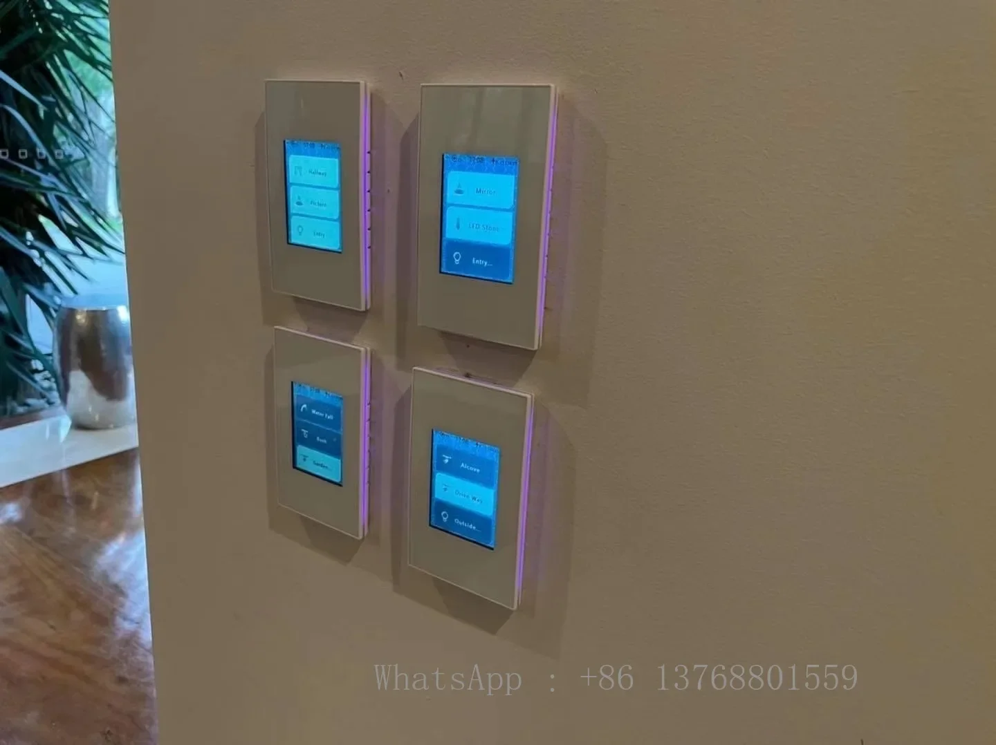 Умный выключатель Lanbon L8 подходит для гостиничного проекта настенный с Wi-Fi и