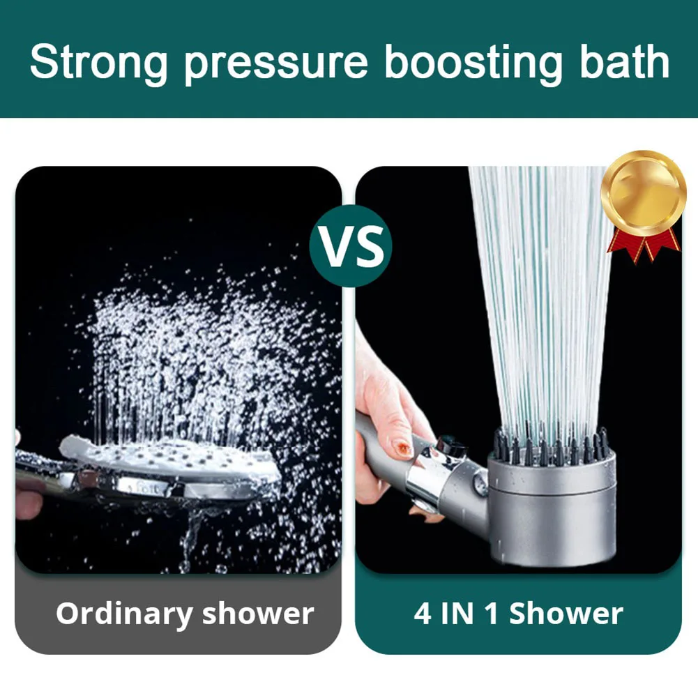 

Achieve the Perfect Shower with the 4 in 1 Massage Shower Head Set High Pressure Water Saving and Massage Options