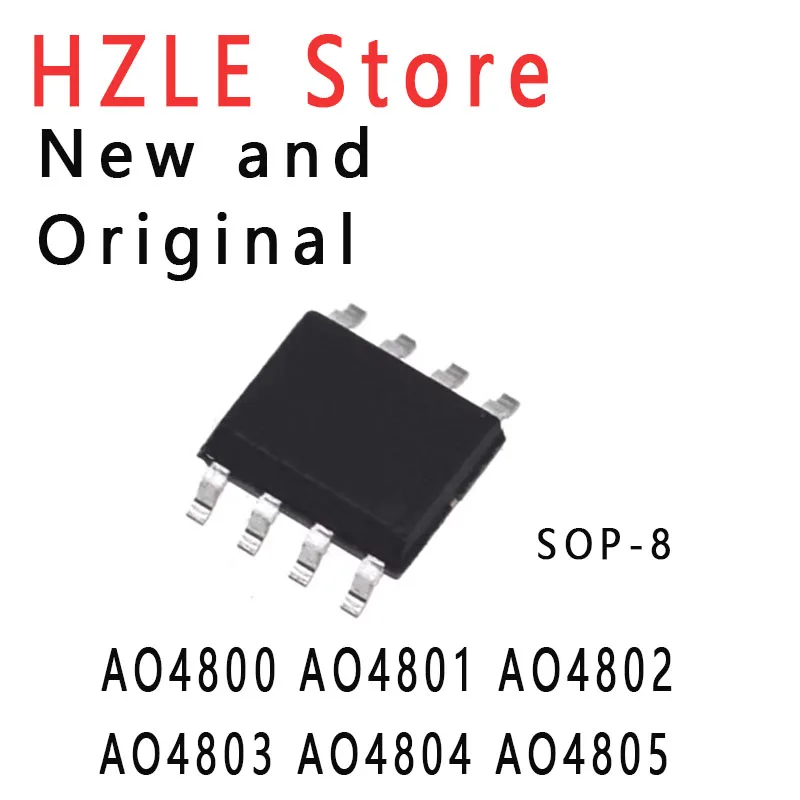 Новинка, 10 шт., оригинальные sop-8 RONNY IC AO4800 AO4801 AO4802 AO4803 AO4804 AO4805 AO4806 AO4807 AO4822 AO4822A AO4801A